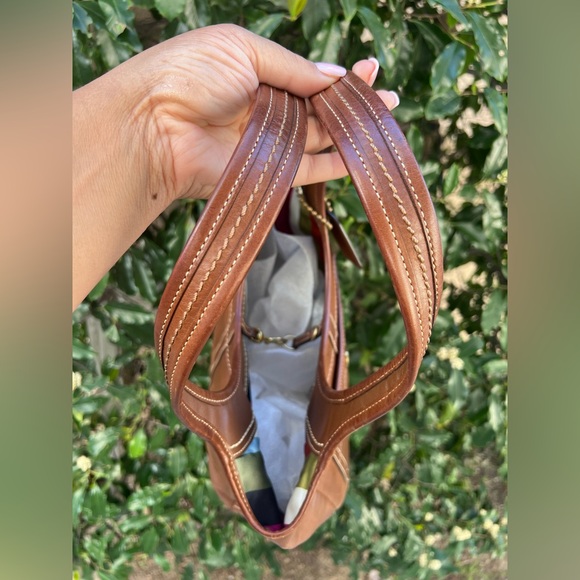 Coach Legacy Ergo 11285 Cognac Leather Shoulder Bag Rare - Picture 5 of 10